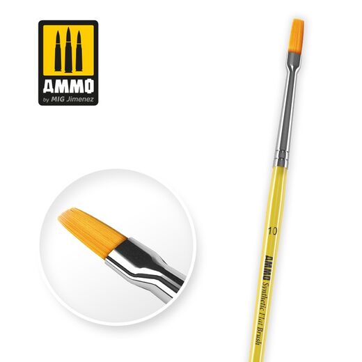 Outils de modélisme : Pinceau plat n°10 - AmmoMig 8622 08622
