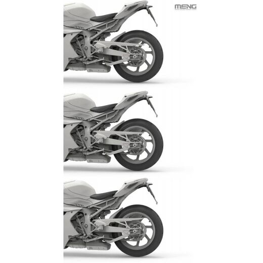 Maquette moto : BMW M 1000 RR 1/9 non peinte - Meng MT009