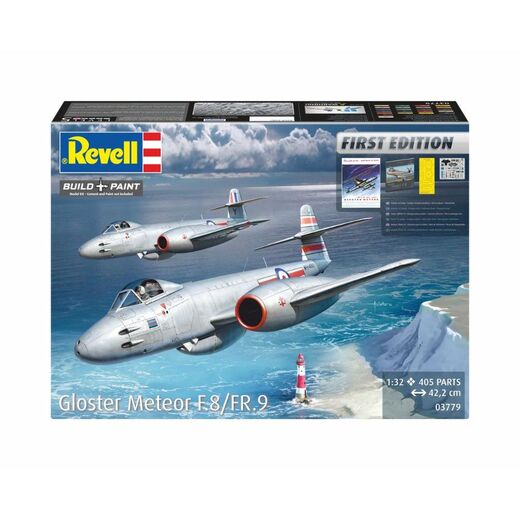 Maquette avion militaire anglais : Gloster Meteor F.8 1/32 - Revell 03750 3750