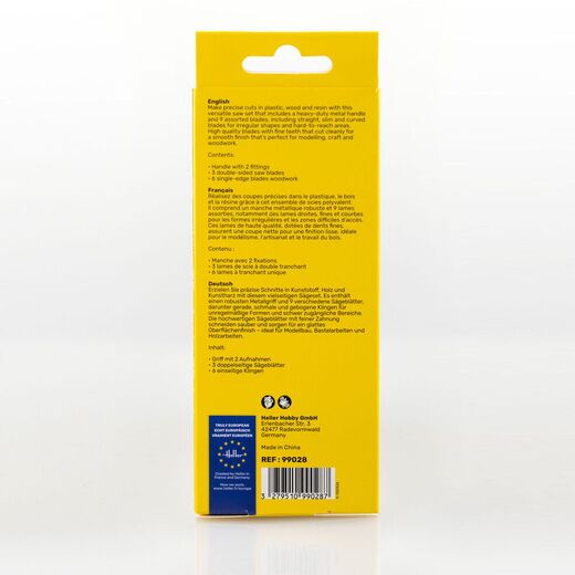 Outils de modélisme : Jeu de 9 scies - Heller 99028