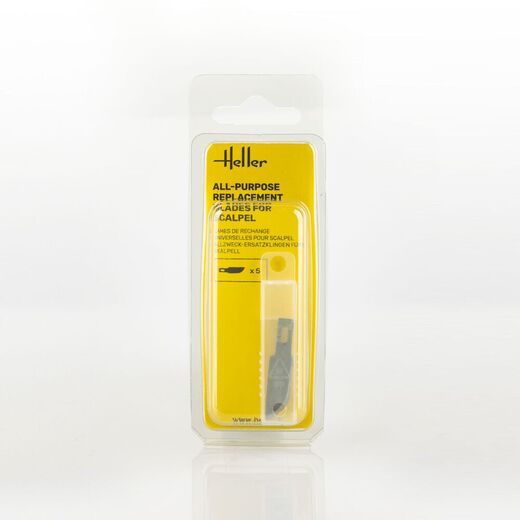 Outils de modélisme : Set de 5 lames de rechange universelles pour scalpel - Heller 99007