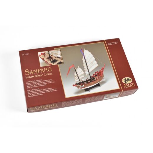 Maquette de bâteau bois : Le sampang au 1/60 - Amati B1561