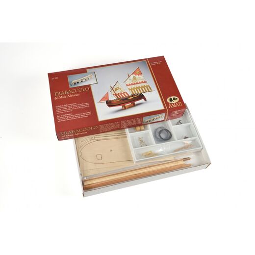 Maquette de bâteau bois : Le Trabaccolo au 1/30 - Amati B1562