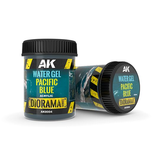 Décor miniature : Water gel pacific blue 250 ml - Ak interactive 8004