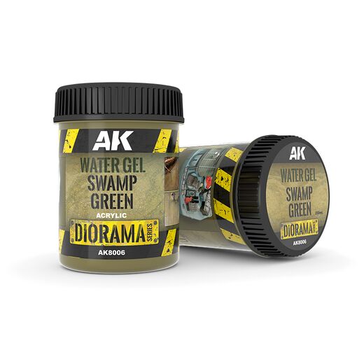 Décor miniature : Water gel swamp green 250 ml - Ak interactive 8006