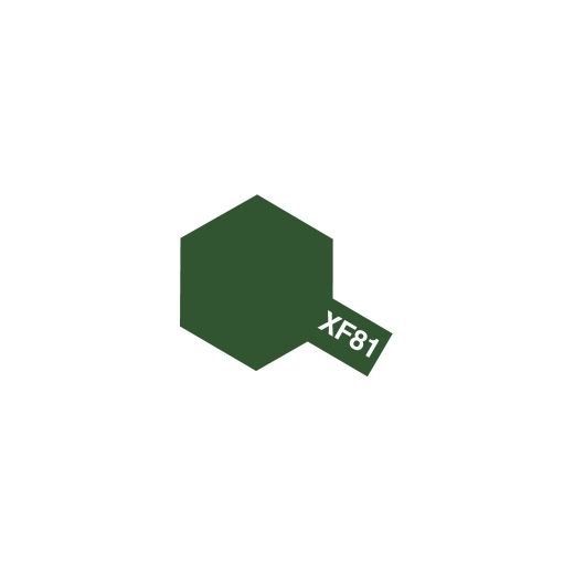 Tamiya 81781 - XF81 Vert foncé Mat : Peinture acrylique