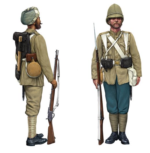 Figurines militaires : Infanterie Britannique/Cipaye - 1/72 - Italeri 06187 6187