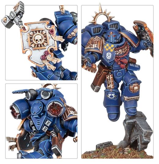 Space Marines : Capitaine avec propulseur de saut et bouclier relique - Games Workshop Warhammer 40K 48-102