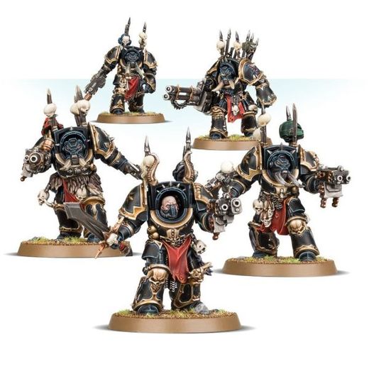 figurine Games Workshop - Escouade De Terminators Du Chaos - Chaos Space Marines - Warhammer 40,000 - 43-19