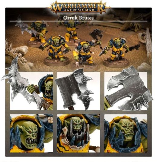 Games Workshop -  Orruk Warclans - Orruk Ardboys - Warhammer - 89-61
