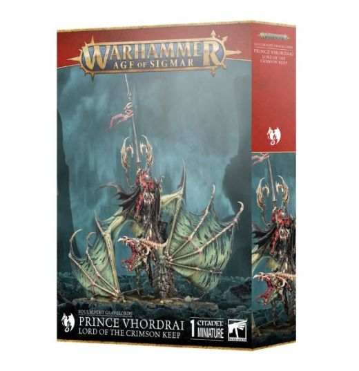 Games Workshop - Soulblight Gravelords : Prince Vhordrai - Seigneur du fort pourpre - Warhammer Age of Sigmar  91-80