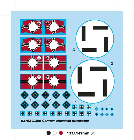 Cuirassé Bismark 1/200 - Trumpeter 3702