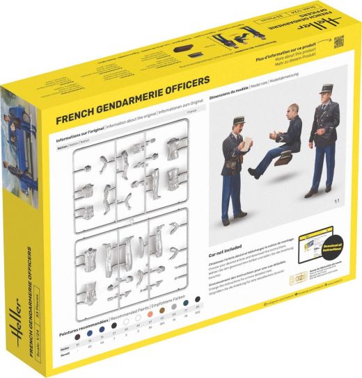 Figurines : Officiers de police français 1/24 - Heller 82751