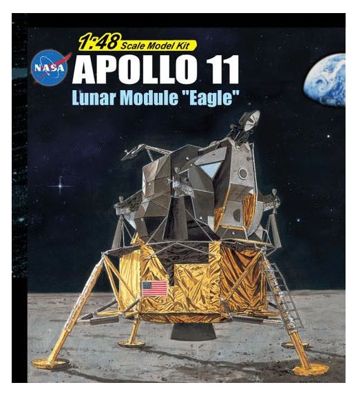 Maquette espace - LEM Eagle ‐ 1/48 - Dragon 11008