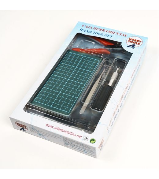 Accessoires modélismes : Ensemble d'outils pour modélisme en plastique et bois - Artesania Latina 27003-1