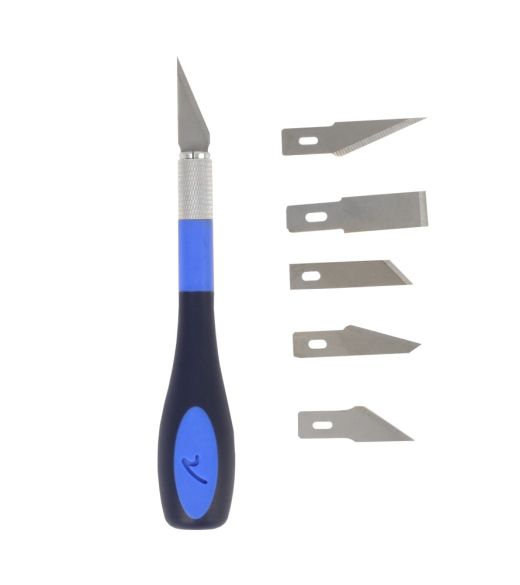 Nouveau Cutter Nº5 avec 6 lames et manche ergonomique - Artesania 27047-1