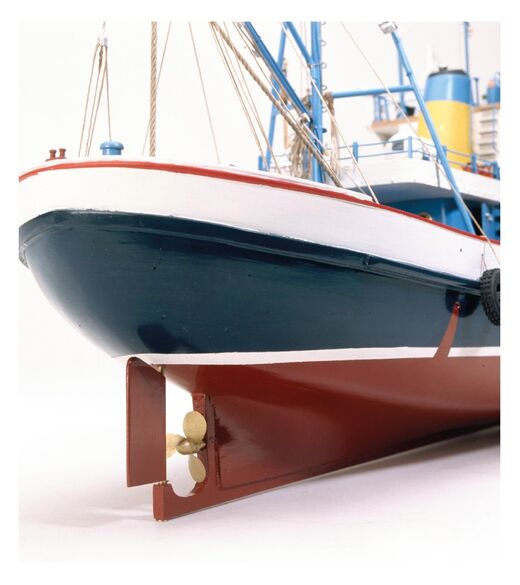 Maquette bateau de pêche en bois : Thonier Marina II 1/50 - Artesania 20506