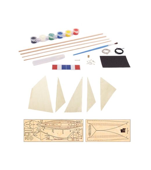 Maquette de voilier français en bois : Pen Duick easy kit au 1/56 - Artesania 17002