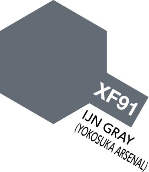 Peinture pour maquettes - XF91 Gris marine japonaise yokosuka - 10 ml -Tamiya 81791