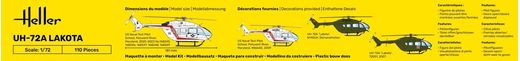 Maquette helicoptère : UH-72A Lakota 1/72 - Heller 56379