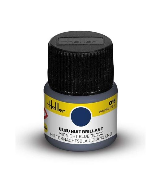 Peinture Acrylic 015 bleu brillant - Heller 015