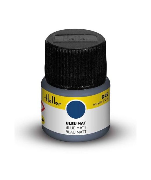 Peinture Acrylic 025 bleu mat - Heller 025