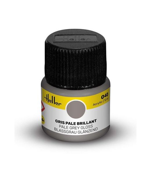 Peinture Acrylic 040 gris pale brillant - Heller 040