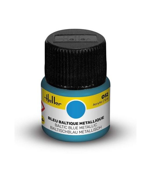 Peinture Acrylic 052 bleu baltique metallique - Heller 052