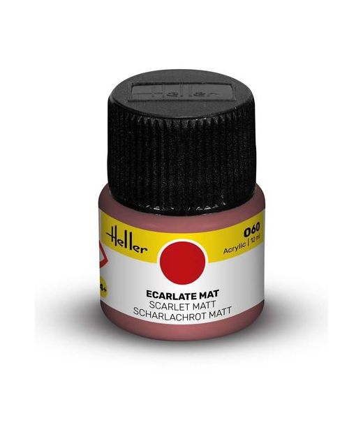 Peinture Acrylic 060 ecarlate mat - Heller 060