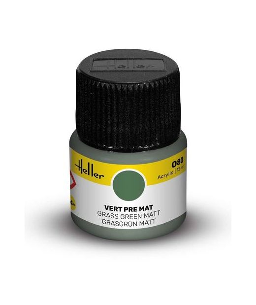 Peinture Acrylic 080 vert pre mat - Heller 080