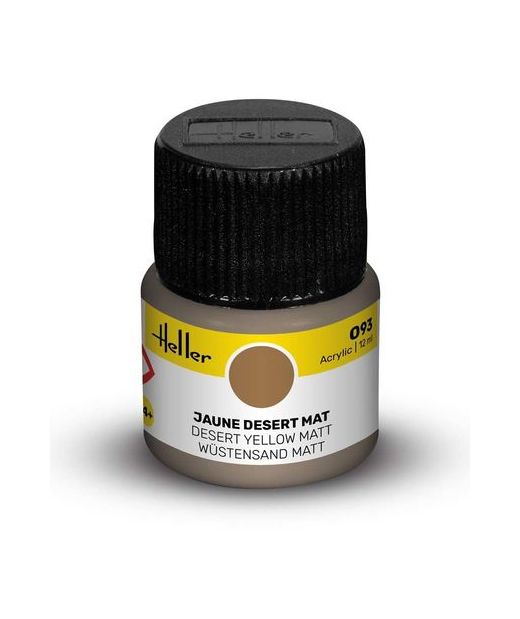 Peinture Acrylic 093 jaune desert mat - Heller 093