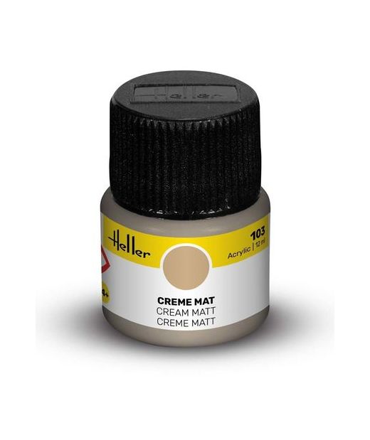 Peinture Acrylic 103 creme mat - Heller 103