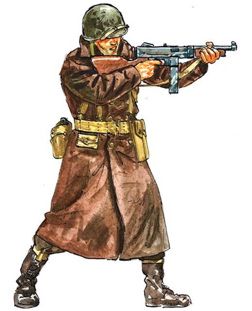 Figurines militaires : Infanterie US Tenue Hivernale - 1/72 - Italeri 06133