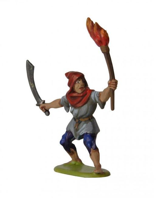 Figurines soldats : Paysans soldats Moyen-Âge - 1/72 - Zvezda 8059