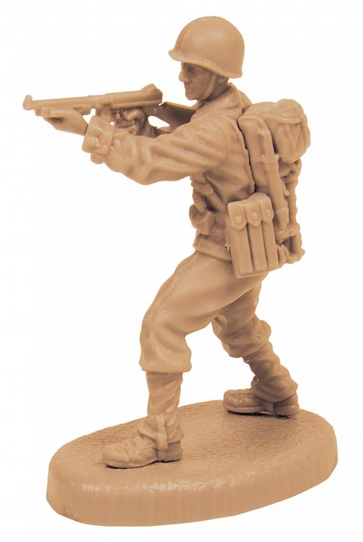 Figurines militaires : Infanterie US Seconde Guerre Mondiale - 1/72 - Zvezda 6278 06278