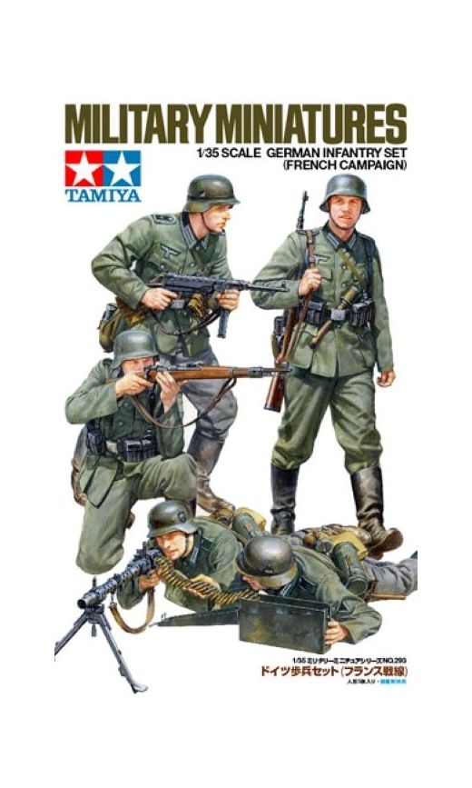 Figurines militaires : Infanterie Allemande - 1/35 - Tamiya 35293