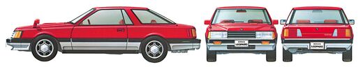 Maquette voiture : Nissan Léopard 2 portes Hardtop 280X SF-L 1/24 - Tamiya 24378