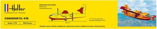 Maquette d'avion : Canadair CL 415 - 1/72 - Heller 80370