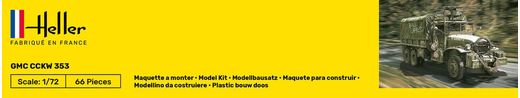 Maquette militaire : Starter Kit GMC CCKW 352 - 1:72 - Heller 56996