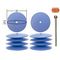 Outil modélisme - 10 polissoirs élastiques en silicone en forme de lentille ø 22,0 mm - PROXXON 28293
