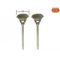 Outil modélisme - 2 brosses en acier en forme de pinceau rond ø 13,0 mm - PROXXON 28953