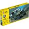 Maquette militaire de véhicule léger  : Starter kit US 1/4 Ton Truck 'n Trailer - 1/35 - Heller 57105