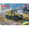 Maquette camion des forces militaires d'Ukraine : URAL 43203 1/72 - ICM 72709