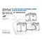 Accessoire maquette moto : BMW R 1250 GS ADV Coffres de rangement à peindre 1/9 - Meng SPS-091S