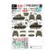Autocollants pour maquettes : Decalcs pour char Sherman M4 et M4A3 - Star Decals 35991
