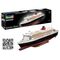 Kit de modélisme de navire de croisière : Queen Mary 2 1/400 - Revell 05223