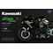 Maquette moto :  Kawasaki Ninja H2R 2018 Pré peinte au 1/9 - Meng MT-011S