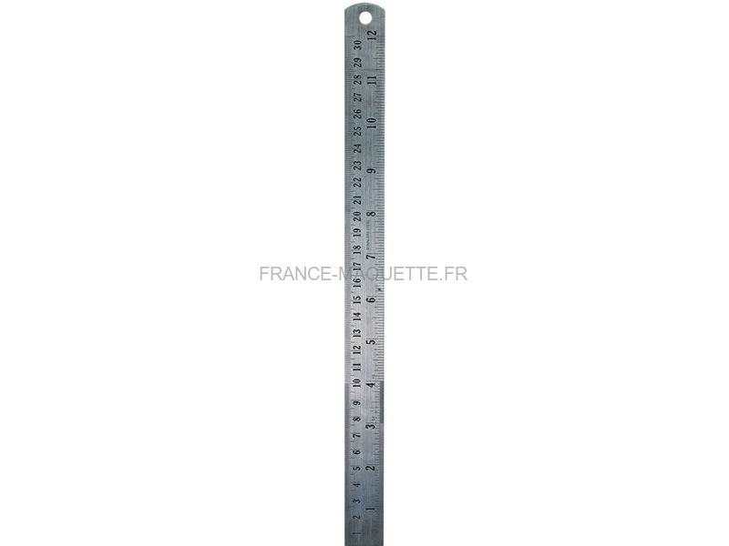 Règle métallique ou réglet 30 cm - Artesania 27070