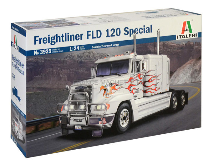 Maquette de camion : Freightliner FLD 120 Classic - 1/24- Italeri 3925