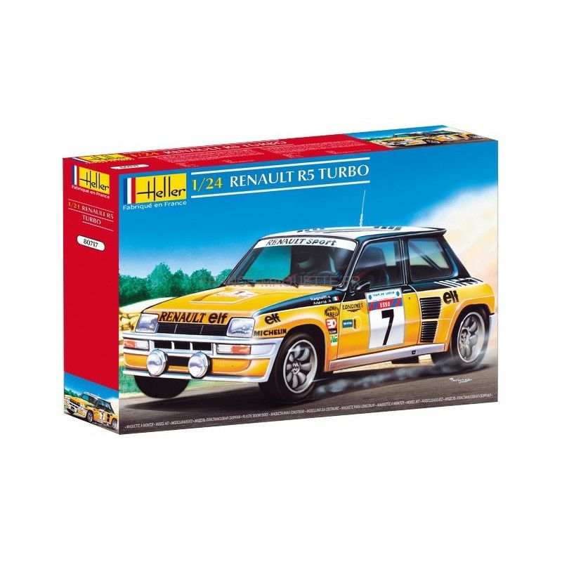 Heller Maquette Francaise Renault R5 Turbo Heller Maquette Francaise Renault R5 Turbo